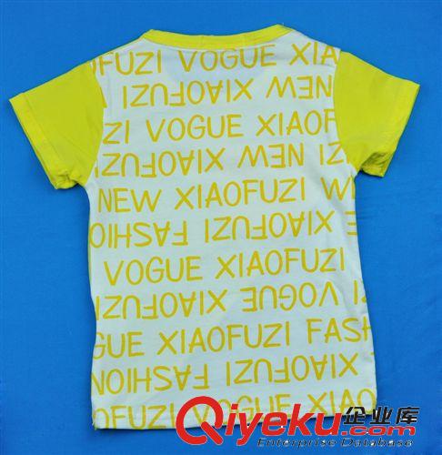 儿童短袖t恤 男童t恤纯棉 2014韩版童装短袖批发 一件代发童装