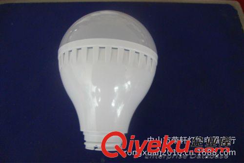 7瓦LED球泡塑件/LED球泡外壳,/LED球泡塑料