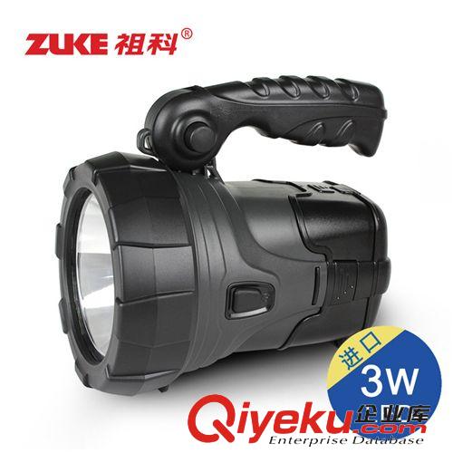 祖科ZK2128A太阳能充电手电筒LED强光探照灯远射户外照明手电