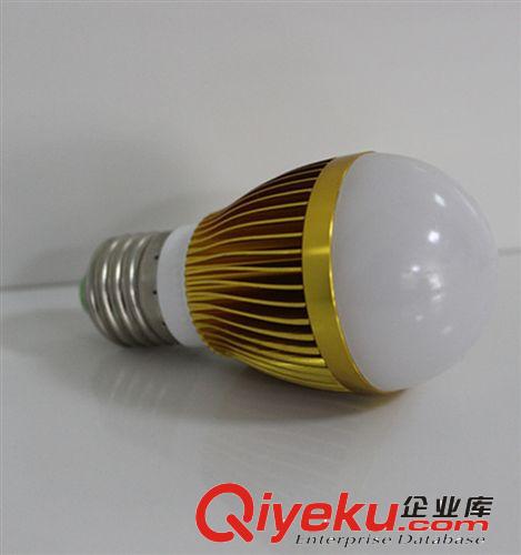 供应3W LED铝球泡,足功率 恒流驱动 LED球泡  厂家直销