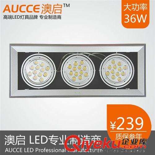 供应豆胆灯格栅灯外壳 12*3W LED豆胆灯 9*3天花灯外壳