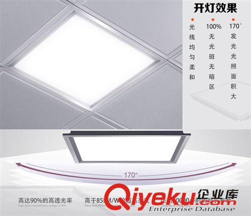 超薄LED面板灯 超亮集成吊顶LED平板灯300*300 300*600厨房卫生间