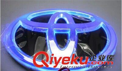 丰田 汽车4D车标灯LED后车标带灯背光汽车冷光车标