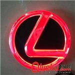 雷克萨斯Lexus凌志汽车4D车标灯LED后车标带灯背光汽车冷光车标