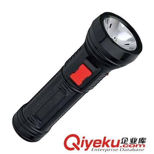 久量LED-9014充电式手电筒 家用应急照明手电 1W高亮度户外便携