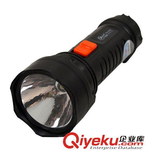 雅格YG-3738充电式LED手电筒 0.7WLED 强光 应急灯 强弱光可调