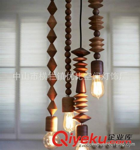Oak pendant light/Pendant lamp木质吊灯(XCP2029)原始图片2