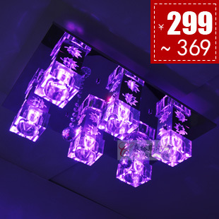 【新品特惠】LED灯水晶灯批发 客厅吸顶灯 现代水晶灯具 CC801-6