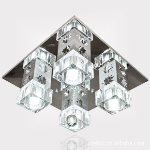 【新品特惠】照明灯具现代水晶灯厂家LED吸顶灯餐厅卧室灯CC801-4
