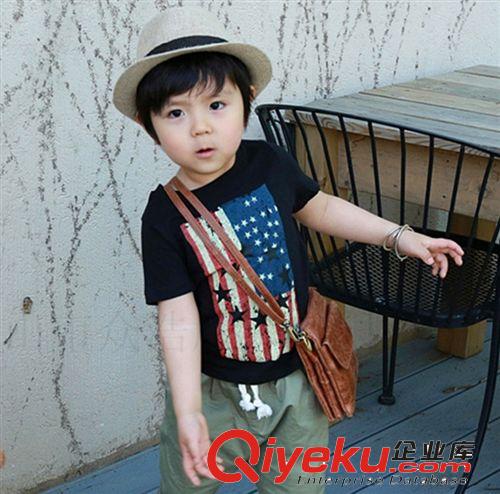 2014夏季新款童装 韩版小童短袖夏款T恤 外贸童装一件代发