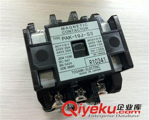 【原装zp】日本户上 TOGAMI 电磁接触器 PAK-19J-S3