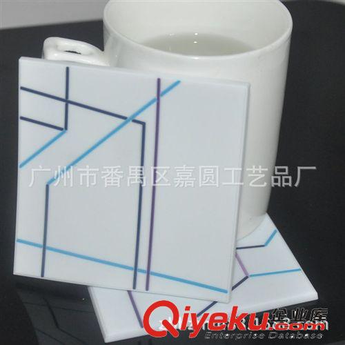 优质供应欧美简约杯垫 精致创意塑料杯垫 方形软胶杯垫定制