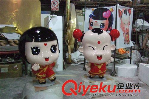【德艺林】卡通童子 春节制作 泡沫雕塑