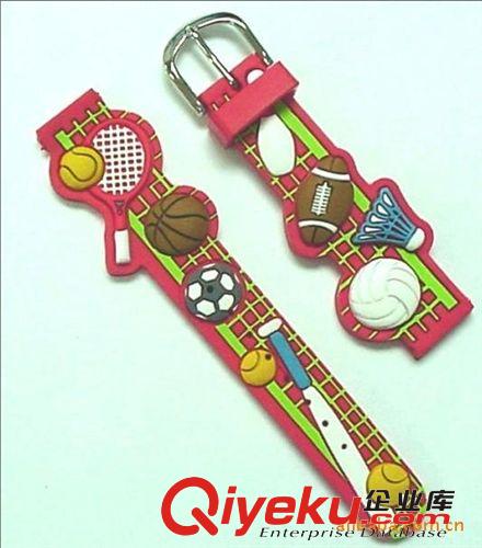 东莞厂家供应广告促销礼品精美别致创意PVC硅胶塑胶手表带订做