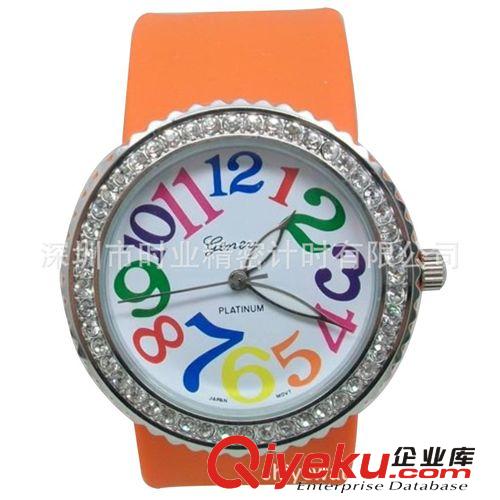 厂家供应时尚创意手表 拍拍表 13个颜色供选
