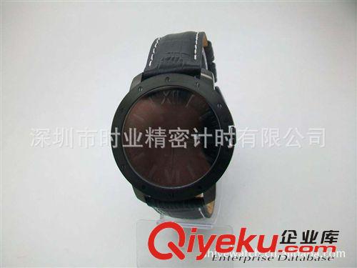 供应2014新款IP黑原装单历不锈钢腕表 夜光手表