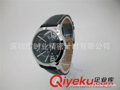 厂家供应皮带双机芯手表 两地时间表