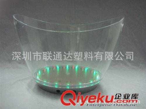 深圳厂家专业生产LED亚克力冰桶，酒吧冰桶，10L发光冰桶