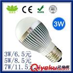 厂家直销高品质经济款E27SMD5630灯泡  3WLED球泡灯 LED灯