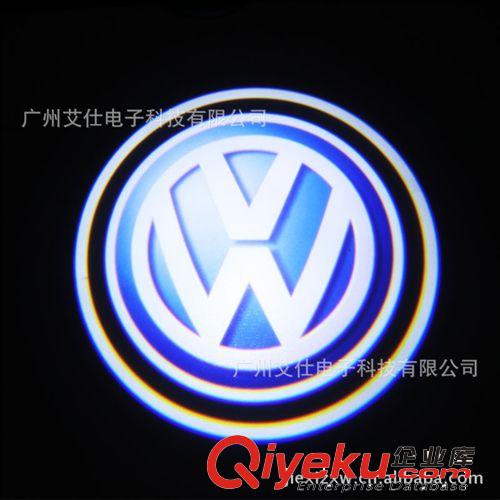 4代 VOLKSWAGEN大众高清3D镭射迎宾灯 LED进口科瑞7W灯珠