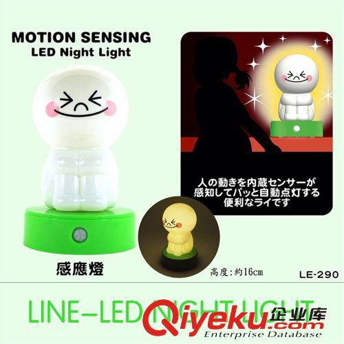 厂家直销 LINE连我微信造型温控LED灯饰 小夜灯 LE-290