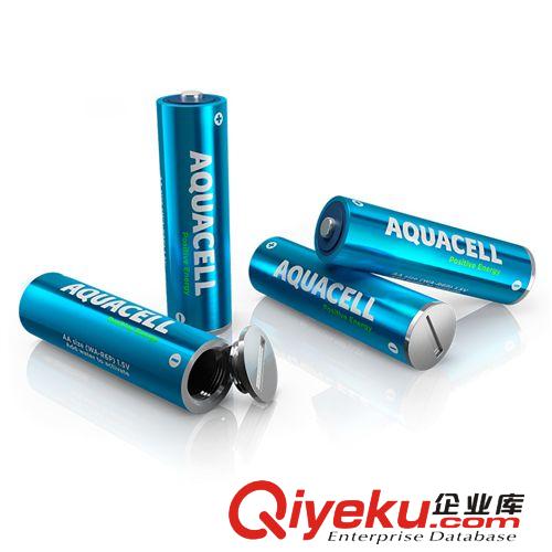 瑞士AQUACELL环保充电AA5号电池两粒装|用水充电|更长使用寿命