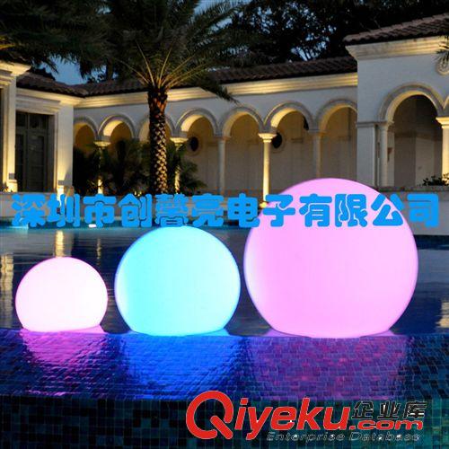 多彩发光 LED发光圆灯 水中景观灯 遥控变色 防水充电特性