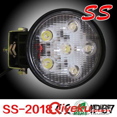 厂家直销低功率18W LED工作灯 超亮LED 车顶灯 汽车改装灯