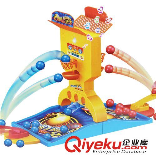 彩色弹珠双面投篮游戏 带音乐计分器 亲子儿童桌面游戏益智玩具