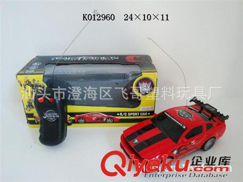 K012960二通遥控车明轮带灯光音乐（变形金刚）仿真车模地摊玩具