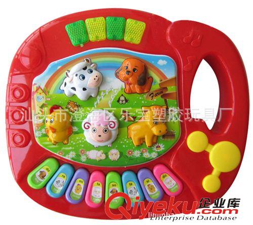 益智玩具 动物农场音乐琴 宝宝电子琴 学习动物叫声玩具琴 54819