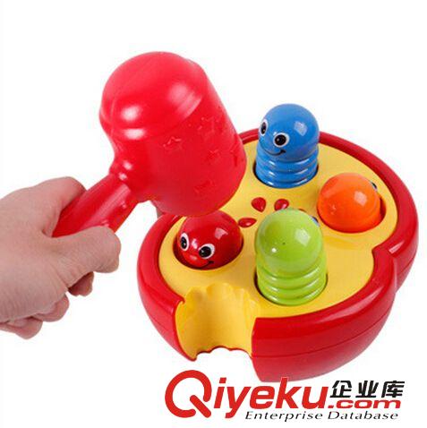 益智玩具 塑料 敲击果虫 打地鼠 婴儿玩具 敲打游戏玩具 67214
