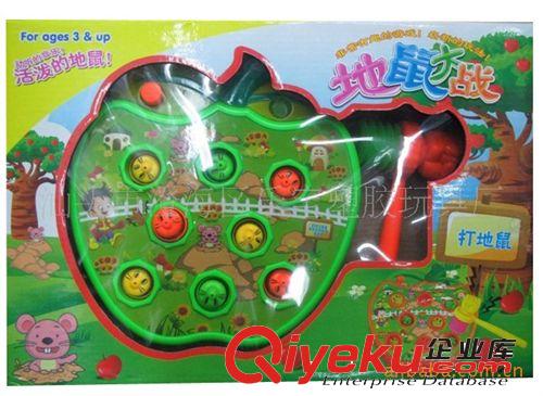 益智玩具 游戏机 苹果打地鼠 敲击玩具 电动 电子 音乐玩具 70112