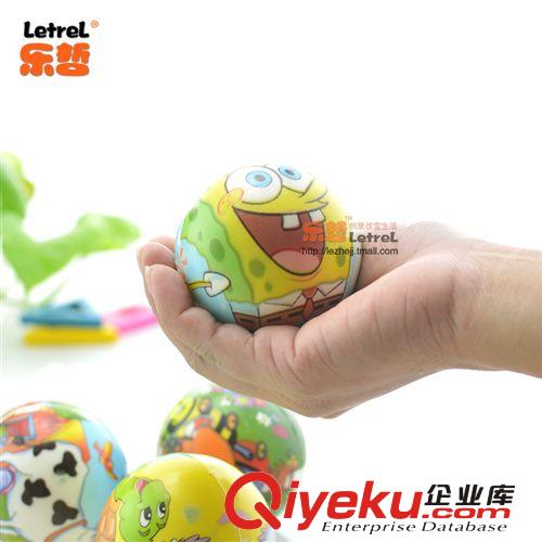 淘宝热卖6.3PU全印球/弹性减压握力球海绵波波球拍拍球幼儿玩具球