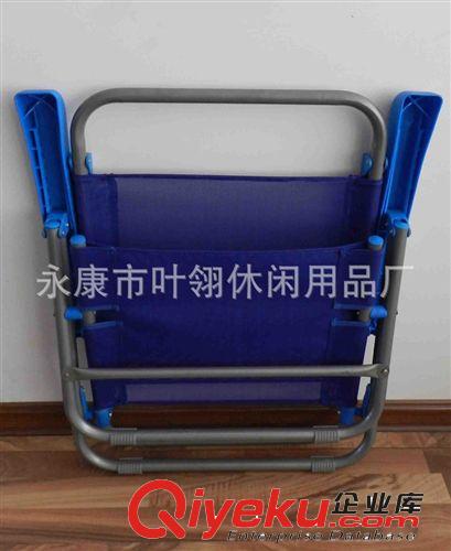 厂家供应 折叠躺椅CH-014F沙滩椅折叠椅 弹簧椅 加棉扶手椅