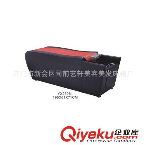 生产供应YX23061浅咖色冲水床美发椅洗头床系列