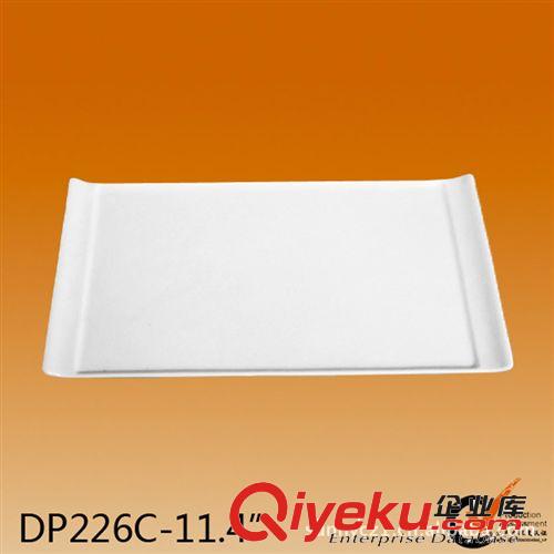 潮州东阳陶瓷厂家直销加工定制方形陶瓷白色盘子