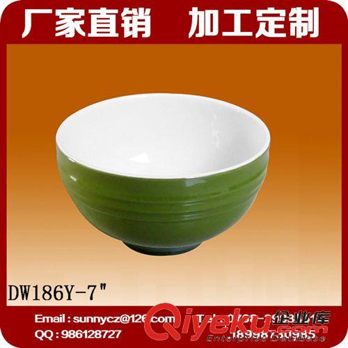 厂家加工定制瓷碗 直销瓷碗批发 定制色釉瓷碗厂家 定做韩式瓷碗