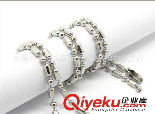 厂家直销304\316不锈钢长短珠珠链 链子 挂链 工艺精良 质量上乘