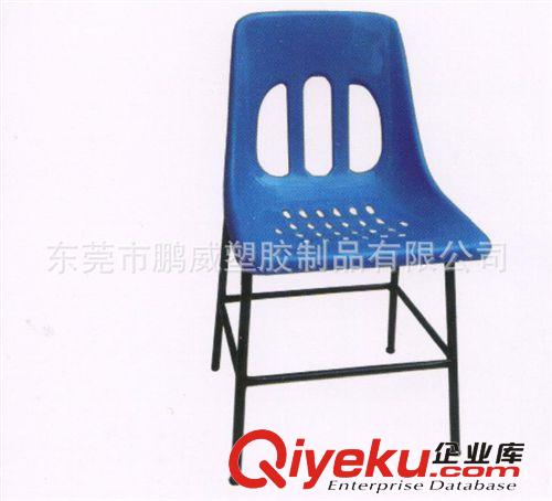 厂促销珠海塑料椅子/ 塑料圆凳/结实耐用加固钢塑椅子
