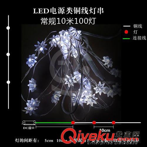 {zx1}款LED防水灯串 LED外露灯串 铜线灯串 室内装饰灯串