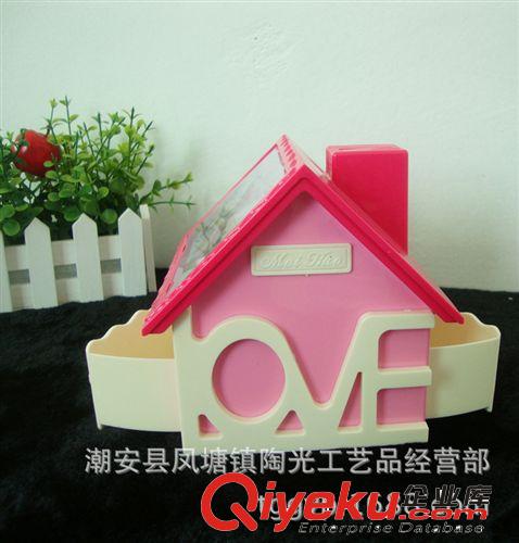 创意礼品  多功能LOVE屋形储钱罐相框音乐盒 新奇特礼品