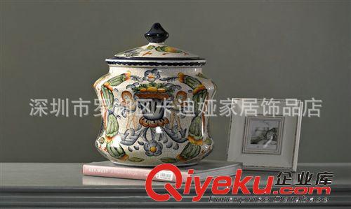 低价出售 特丽斯装饰罐 精致彩陶工艺品摆件 Y-113