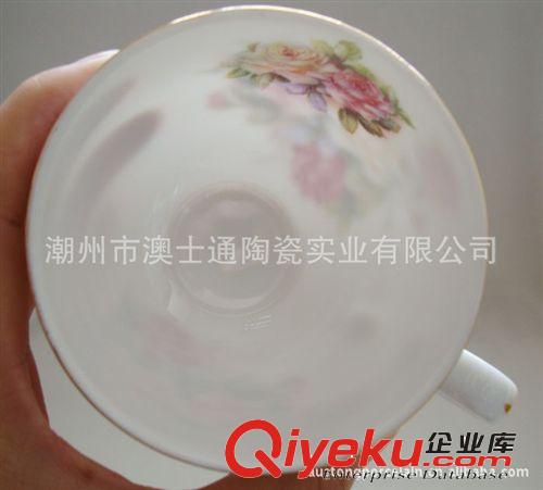 欧式陶瓷杯厂家直销量大从优可混批咖啡杯碟件套配匙特价促销