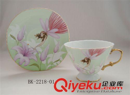 供应gd陶瓷咖啡杯碟套装欧式茶杯礼盒镀金2014新品特价促销
