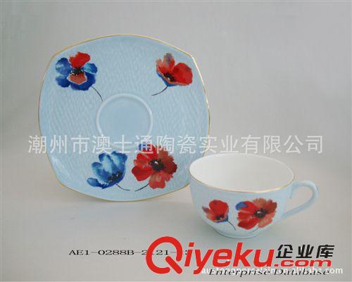 供应gd陶瓷咖啡具，茶具套装，纯色釉