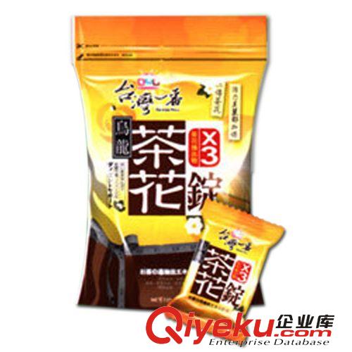 台湾一番 3倍多酚茶花锭 袋装120g*12 进口休闲食品批发