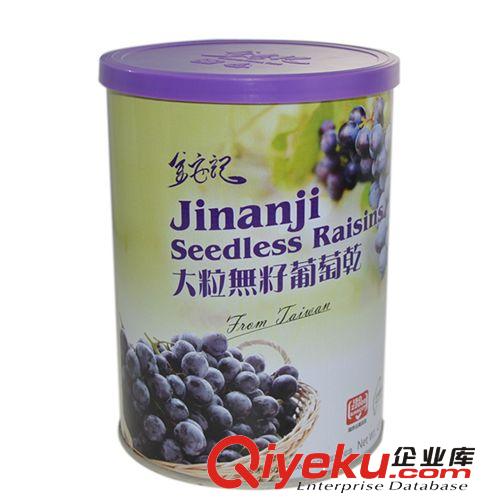 台湾休闲食品 金安记葡萄干 大粒无籽葡萄干 420克*12