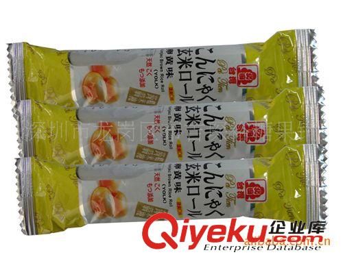 台湾特产 北田糙米卷 蛋黄蒟蒻 散装批发 进口休闲食品 1KG*6