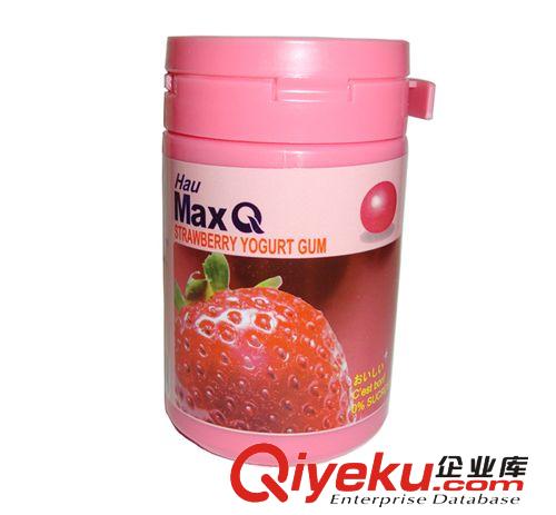 台湾统一MaxQ口香糖54.6g*96罐 草莓口味 木糖醇